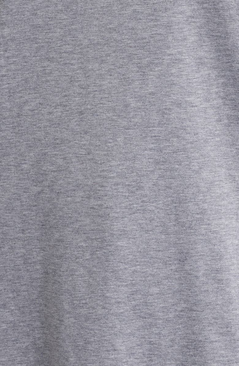 BOSS Eptima Lace Inset Cotton T-Shirt, Alternate, color, Pebble Melange