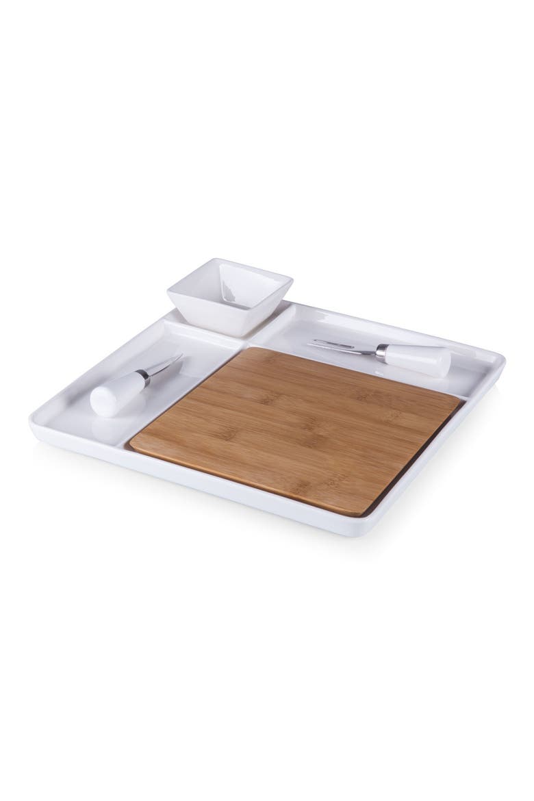 Peninsula Cutting Board & Serving Tray, Main, color, BROWN