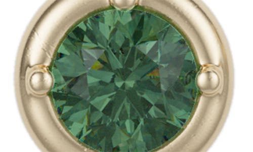 Spinelli Kilcollin Zahra Emerald Huggie Hoop Earrings In Gold