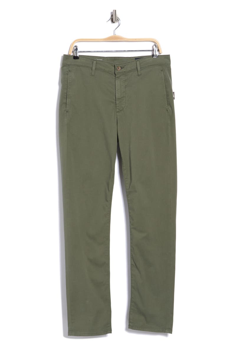 Kullen Flat Front Stretch Sateen Chinos, Alternate, color, SEASIDE SAGE
