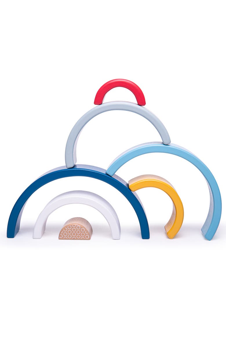 Bigjigs Toys FSC<sup>®</sup> Certified Rainbow Arches, Alternate, color, Multicoloured
