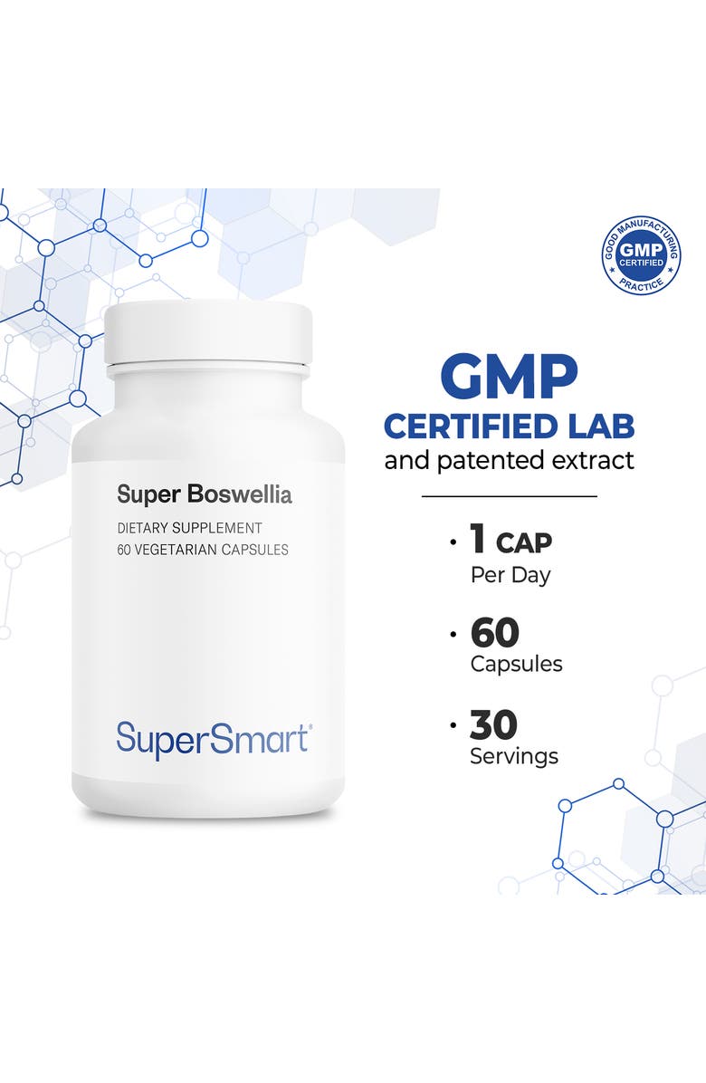 SuperSmart Super Boswellia Extract 100mg, Alternate, color, NO COLOR