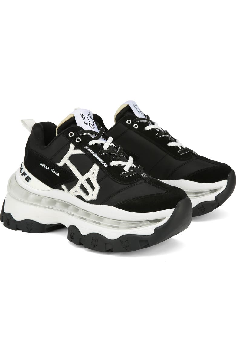 Naked Wolfe Fighter Chunky Sneaker, Alternate, color,
