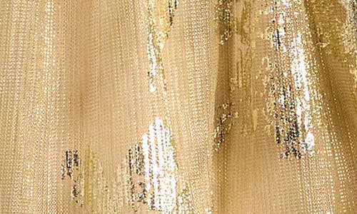 Ava & Yelly Kids' Floral Foil Print Party Dress In Multi