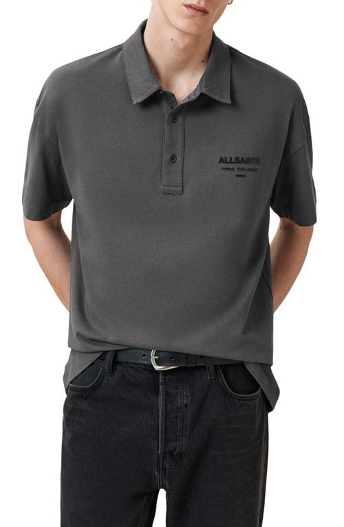 Allsaints Xander Oversized Polo Shirt