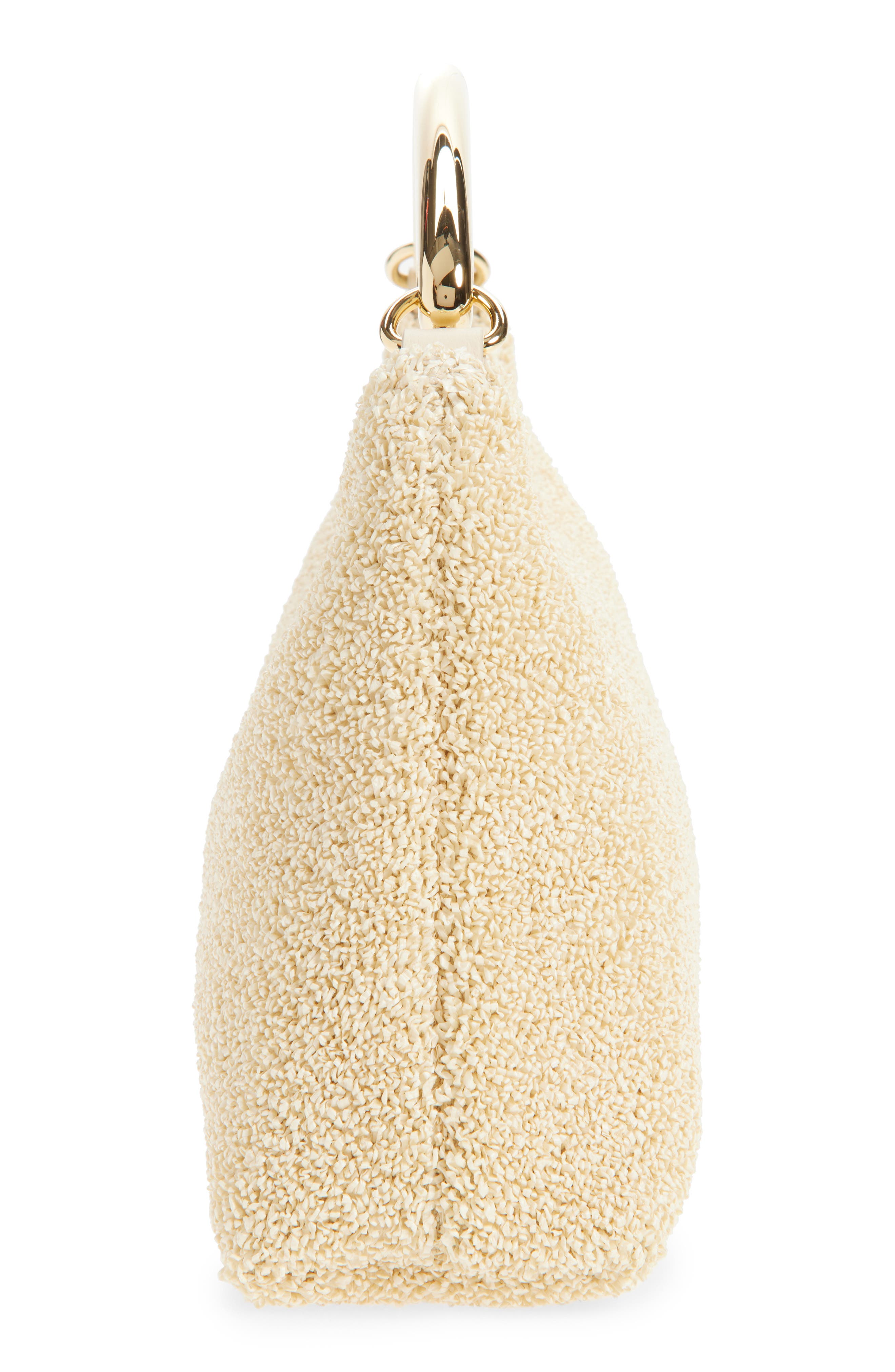 Mansur Gavriel Rhea Metal Top Handle Bag, Alternate, color, Jasmine