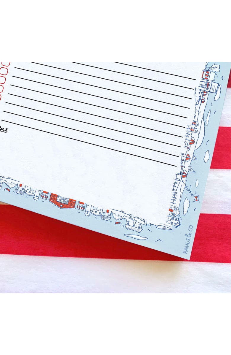 Ramus & Co To-Do Salty Town 5" x 8" Lined Notepad, Alternate, color, Multi-Pack