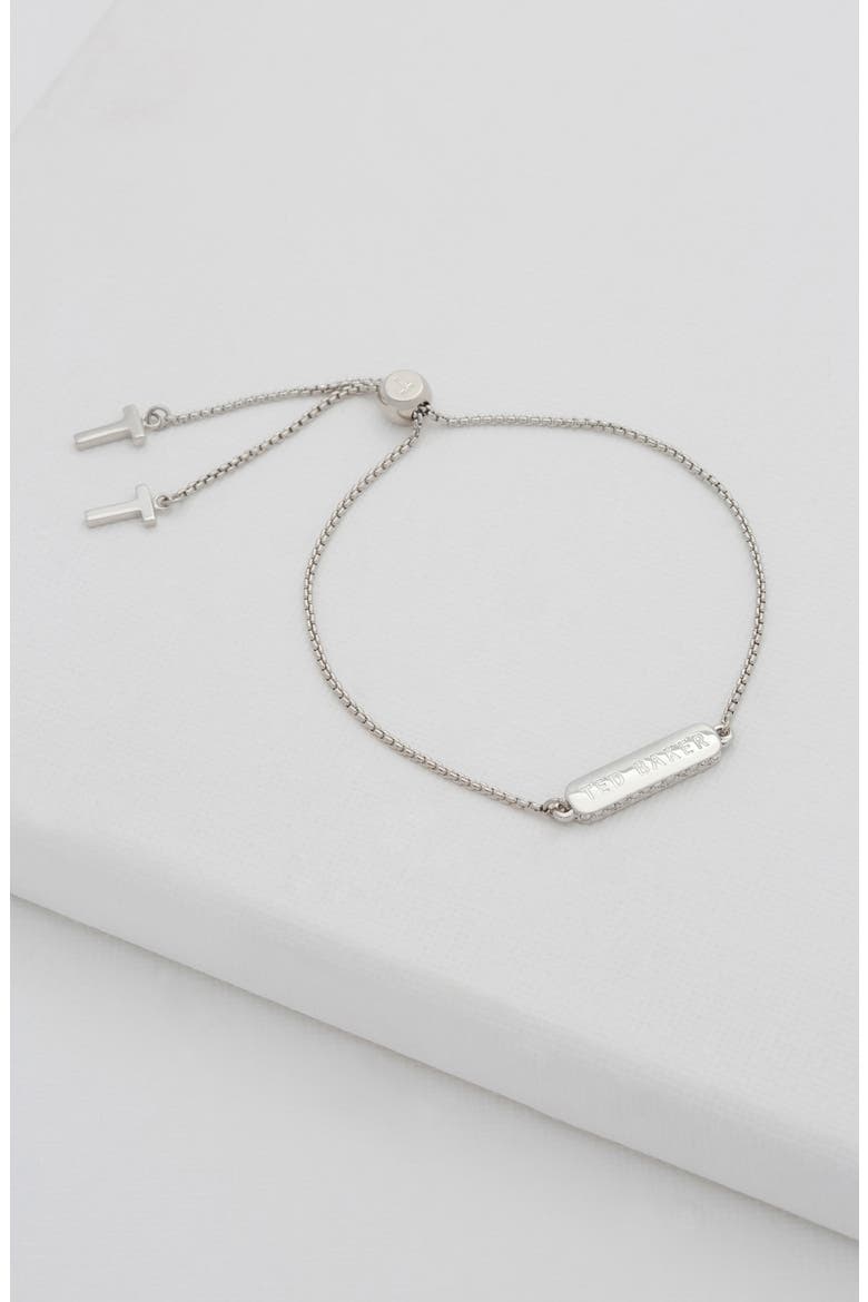 Saraio Sparkle Bar Bracelet, Alternate, color, SILVER TONE CLEAR CRYSTAL
