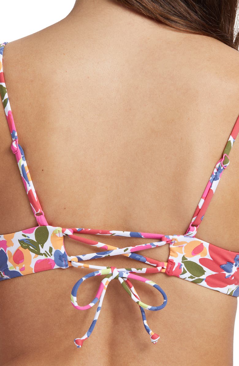 Roxy Beach Classics Triangle Bikini Top, Alternate, color,