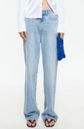 LIONESS Diamante Wide Leg Jeans
