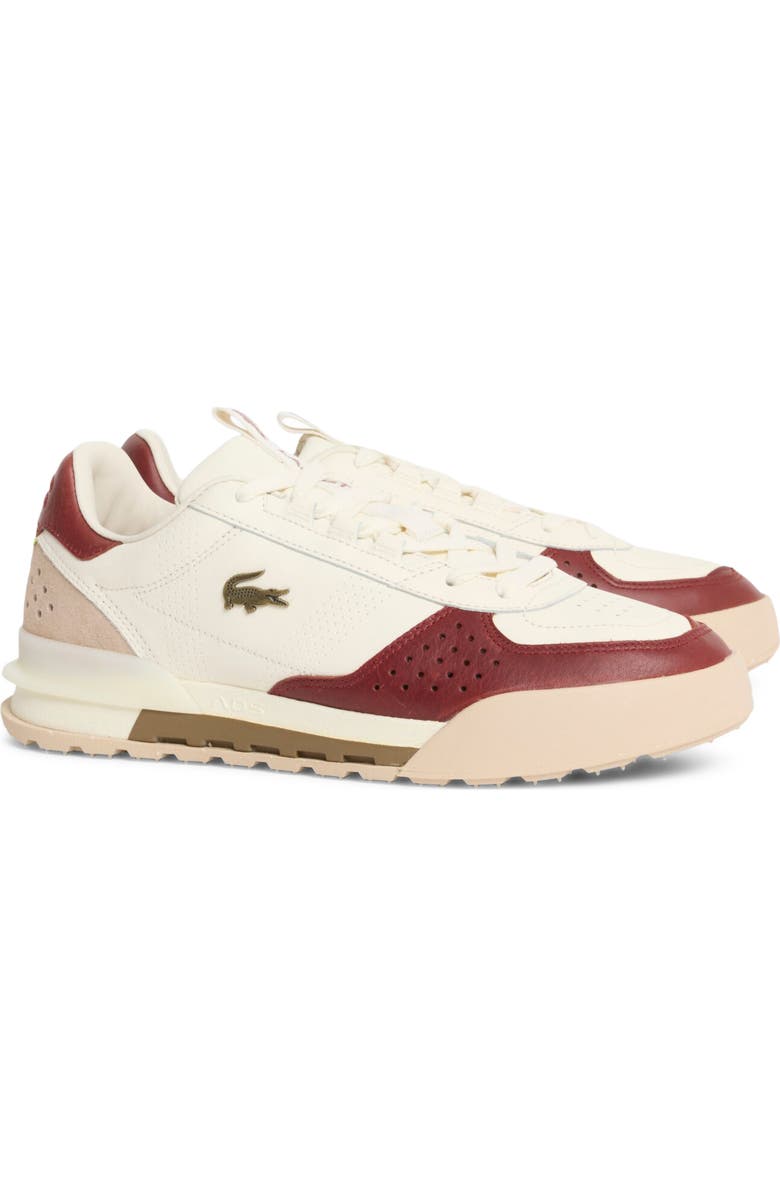 Lacoste Slam Break Court Sneaker, Main, color, Off White/ Orange