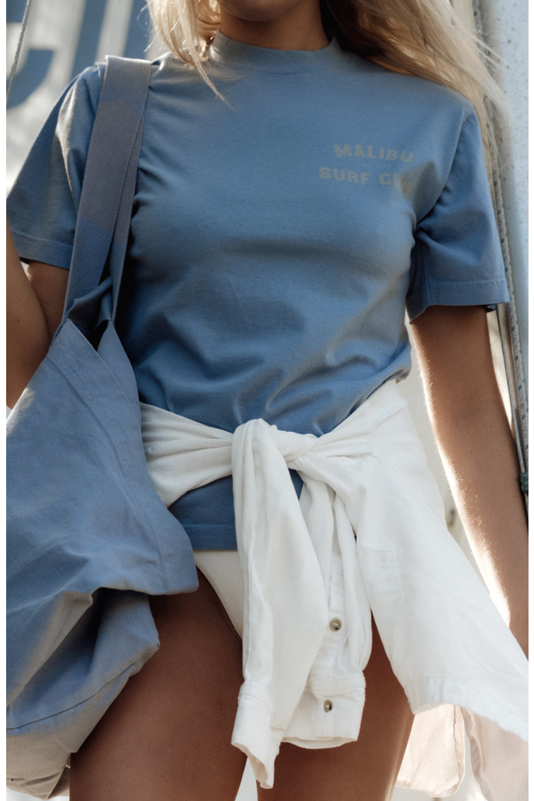 Malibu Surf Club Tee, Alternate, color, Heritage Blue