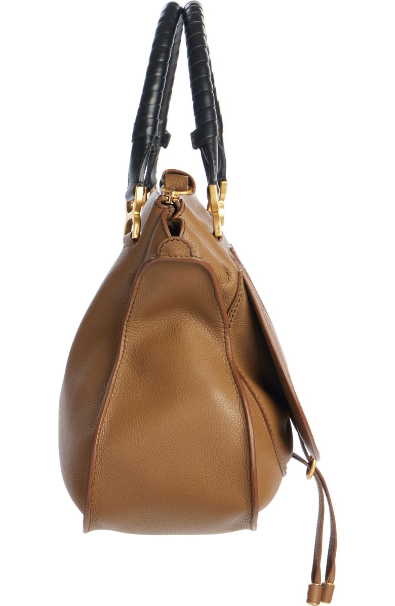 Chloé Large Marcie Leather Satchel, Alternate, color,