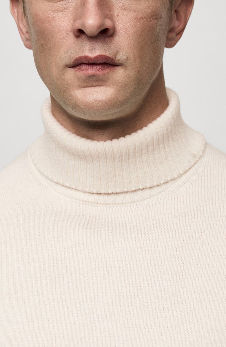 MANGO Turtleneck Sweater, Alternate, color, 