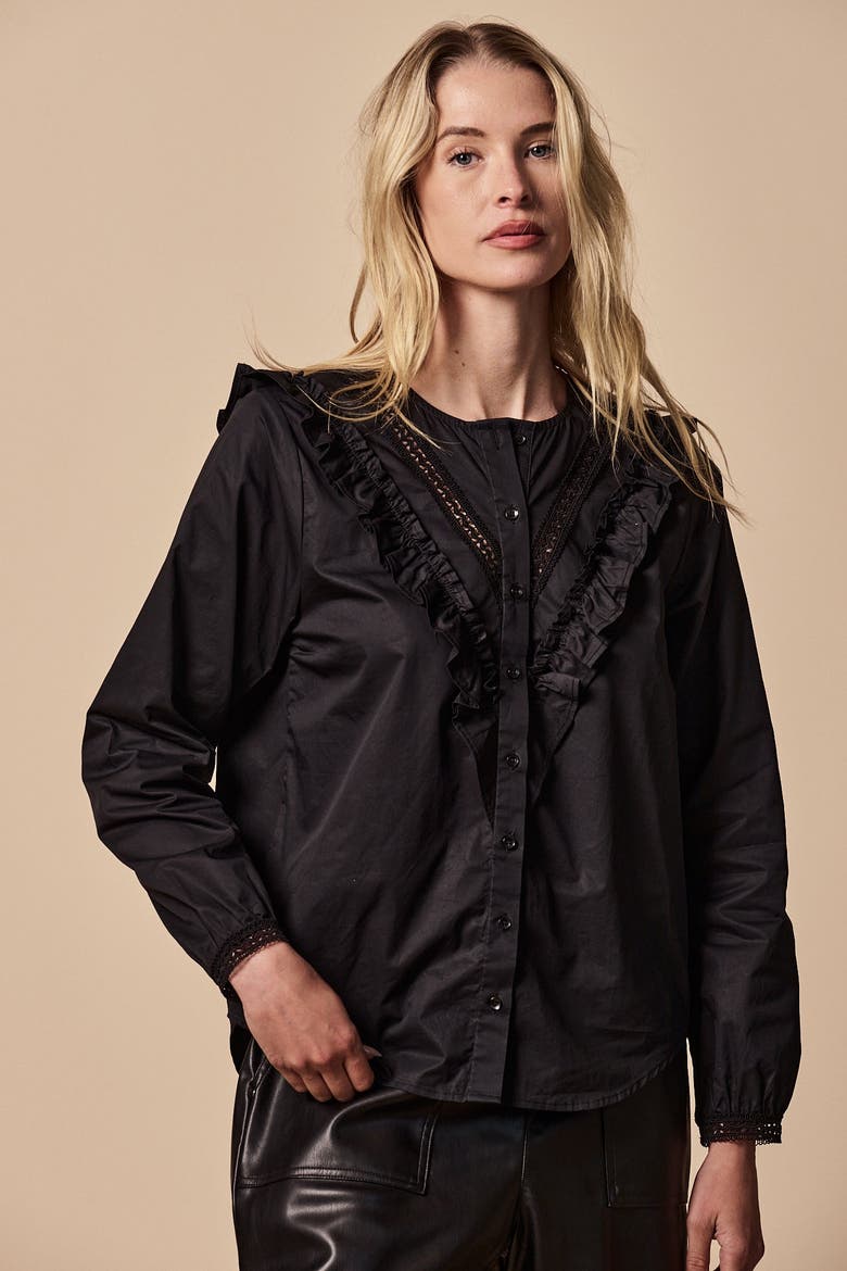 The Lindsay Shirt, Alternate, color, Black