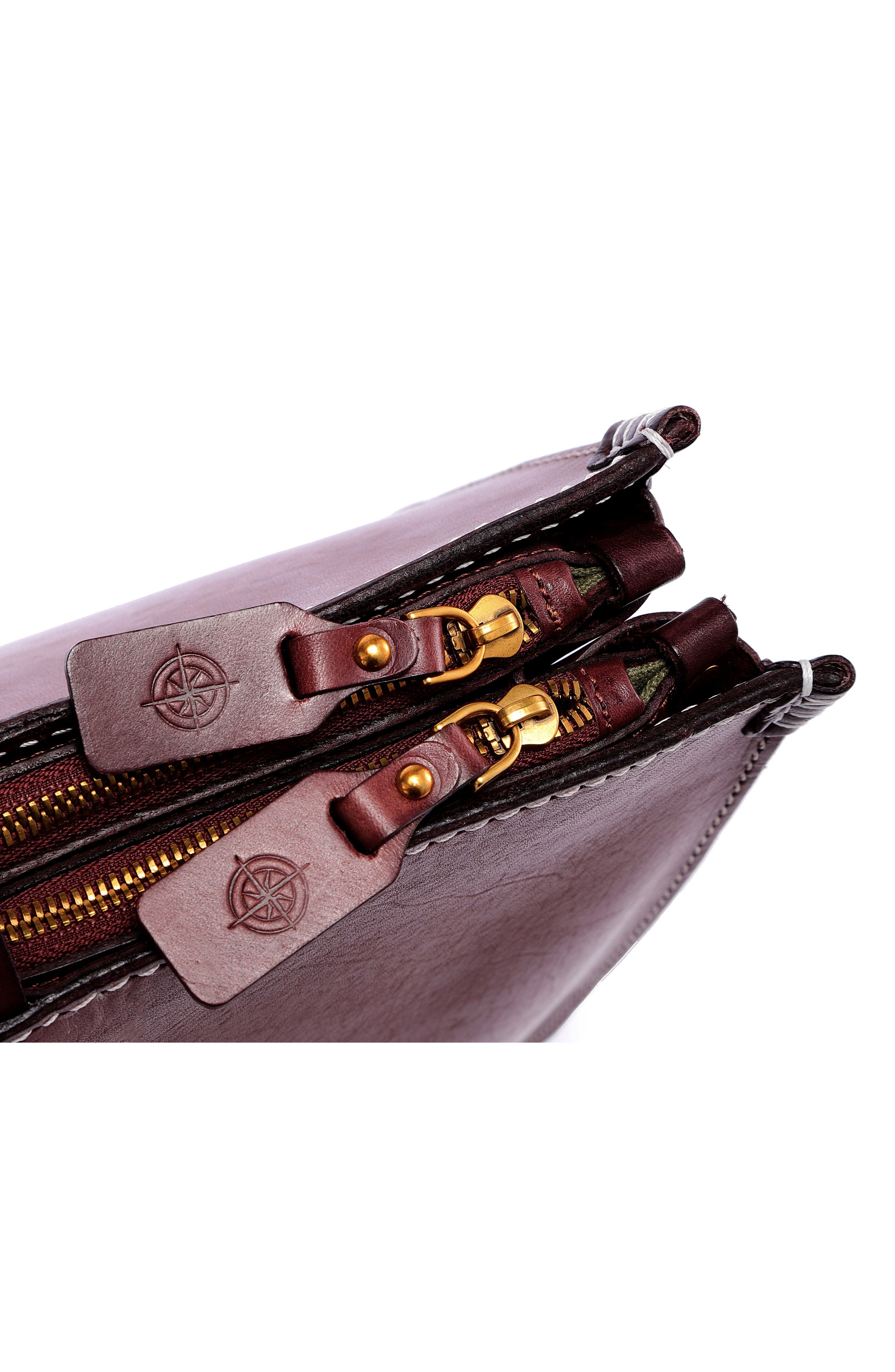 Sandstorm Leather Tote Bag, Alternate, color, BROWN