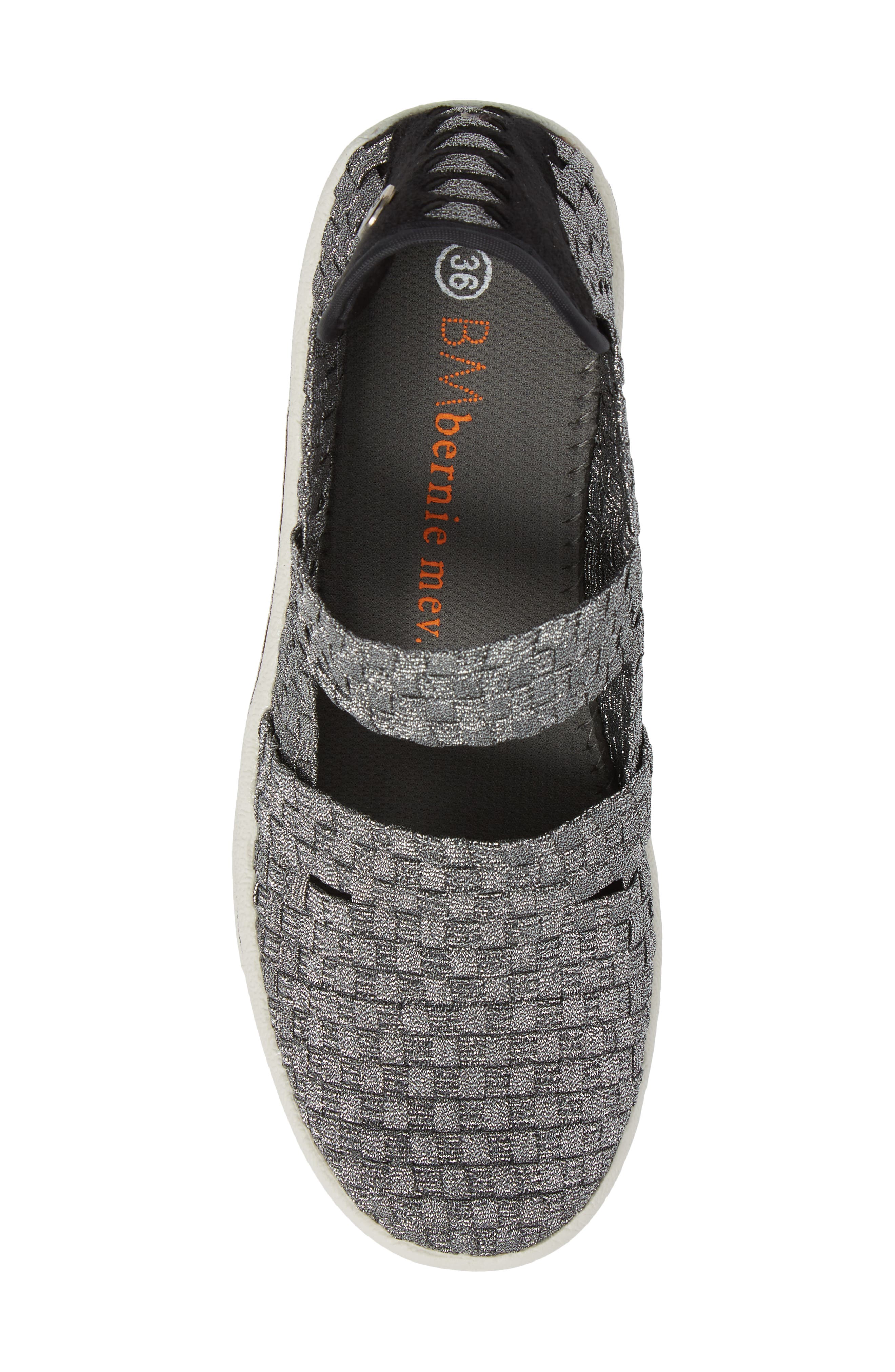 Frontier Woven Mary Jane Wedge, Alternate, color, PEWTER FABRIC