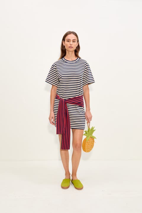 Lottie T-Shirt Dress with Tie Waist