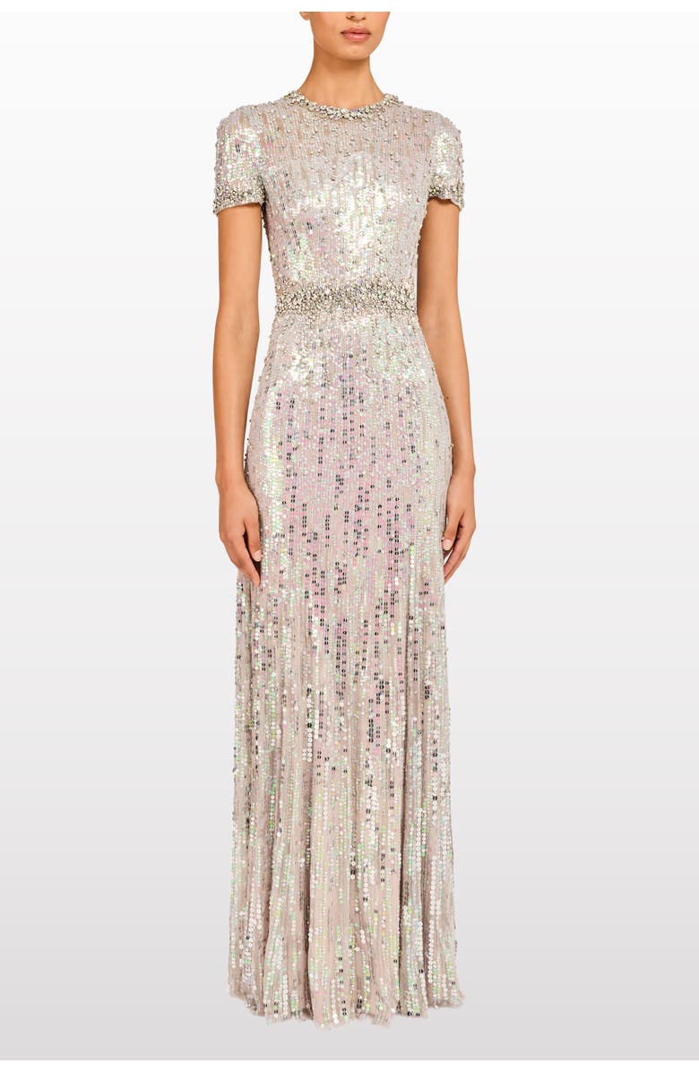 Jenny Packham Celeste Maxi Dress, Alternate, color, Mist