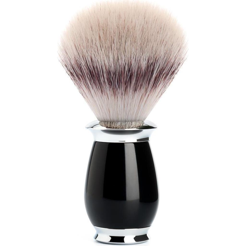 Mühle Purist Black Silvertip Fiber Shaving Brush In Black