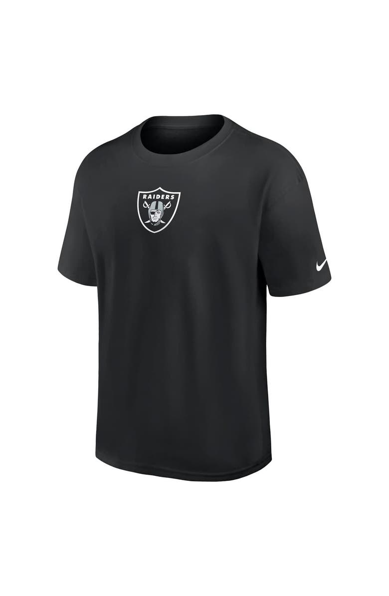 Nike Men's Nike Black Las Vegas Raiders Dominate The Game Essential Max90 T-Shirt, Alternate, color, Black