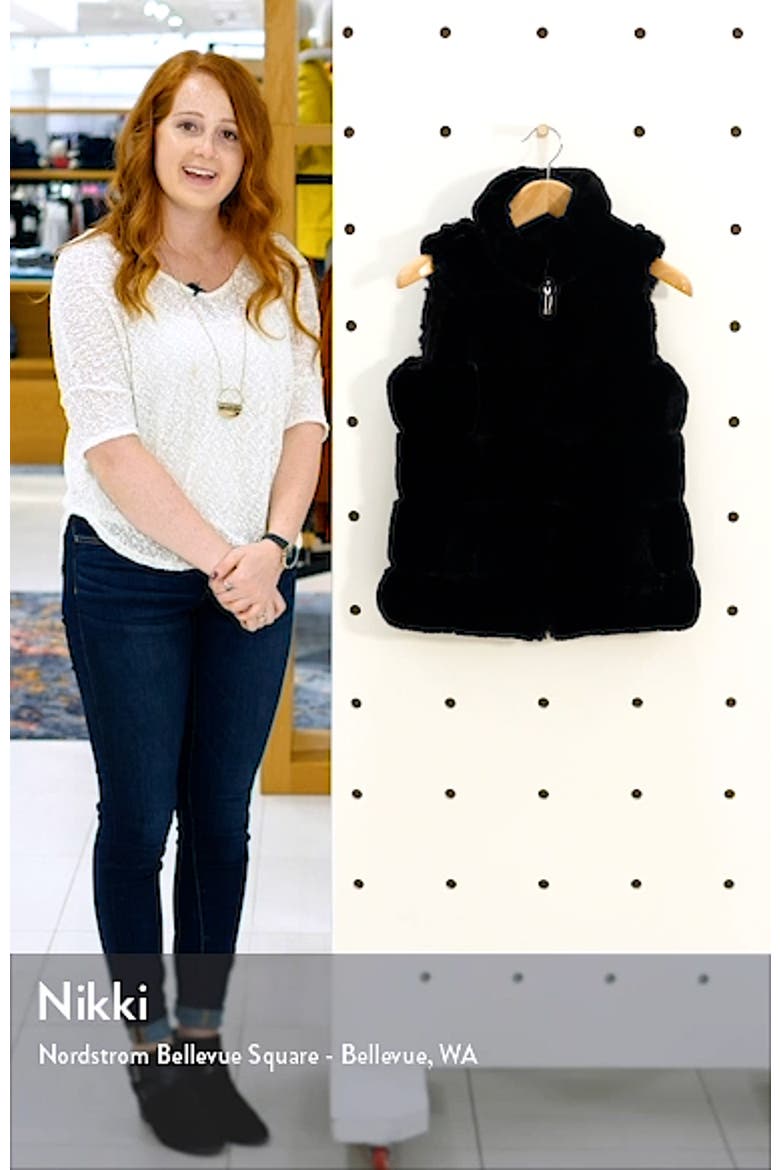 Faux Fur Reversible Vest video