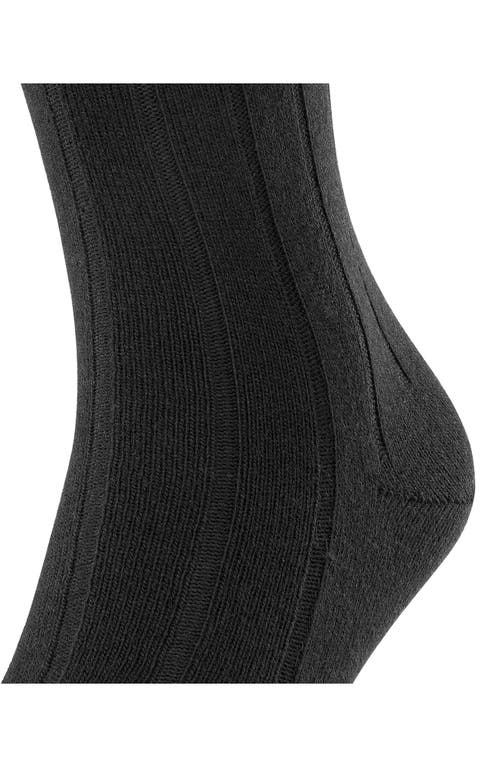 Falke Sensitive New York Crew Socks In Black