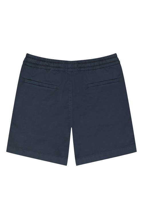 Shop Dl1961 Kids' Jackson Stretch Cotton Shorts In Stone Blue