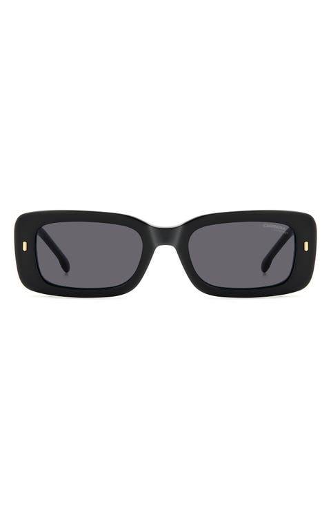 53mm Gradient Rectangular Sunglasses