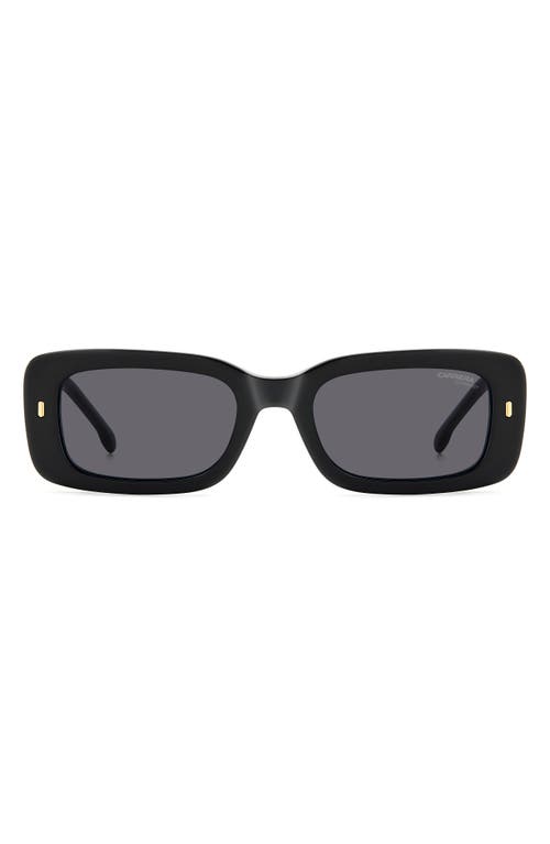Carrera Eyewear 53mm Gradient Rectangular Sunglasses in Black/Grey  product