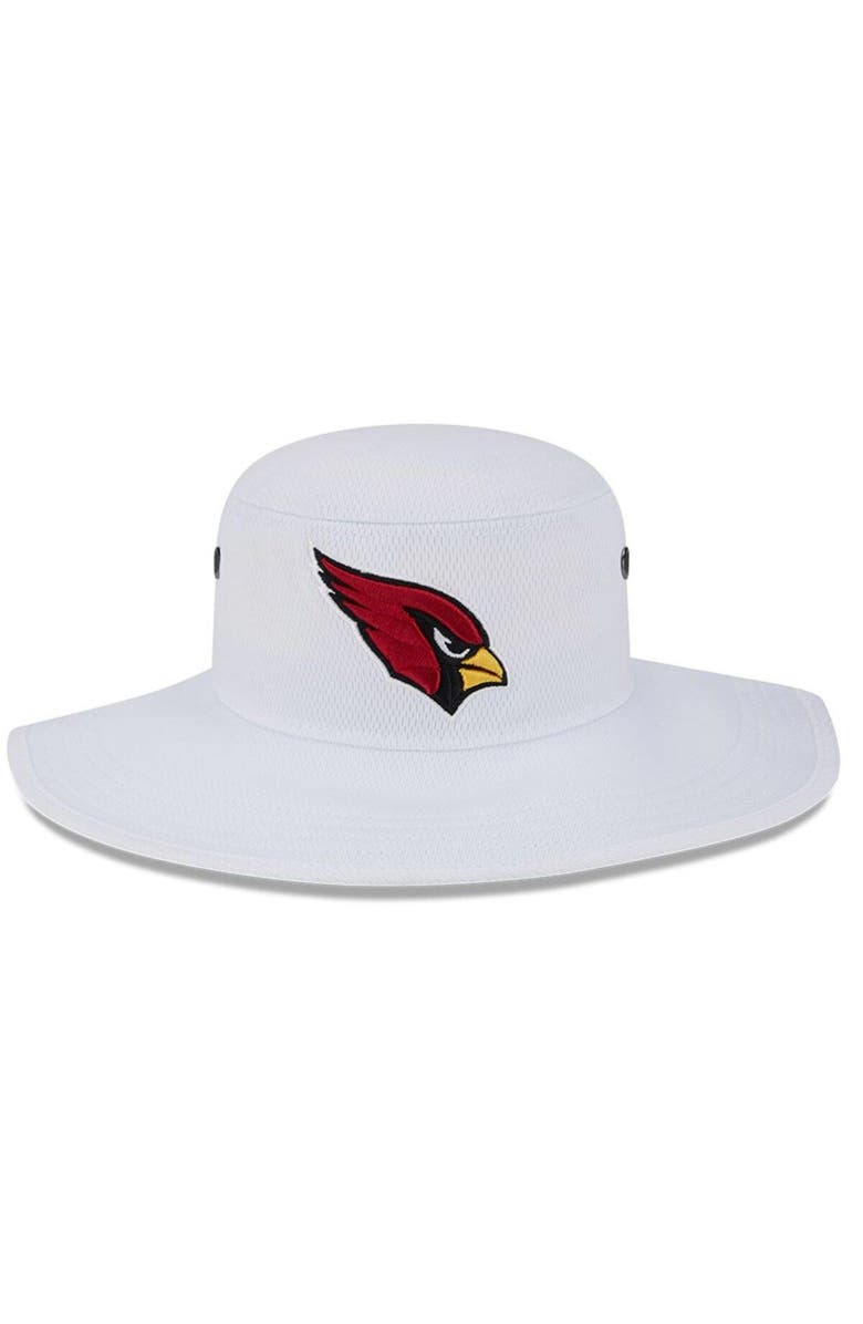 New Era Men's New Era White Arizona Cardinals 2023 NFL Training Camp Panama Bucket Hat, Alternate, color, White