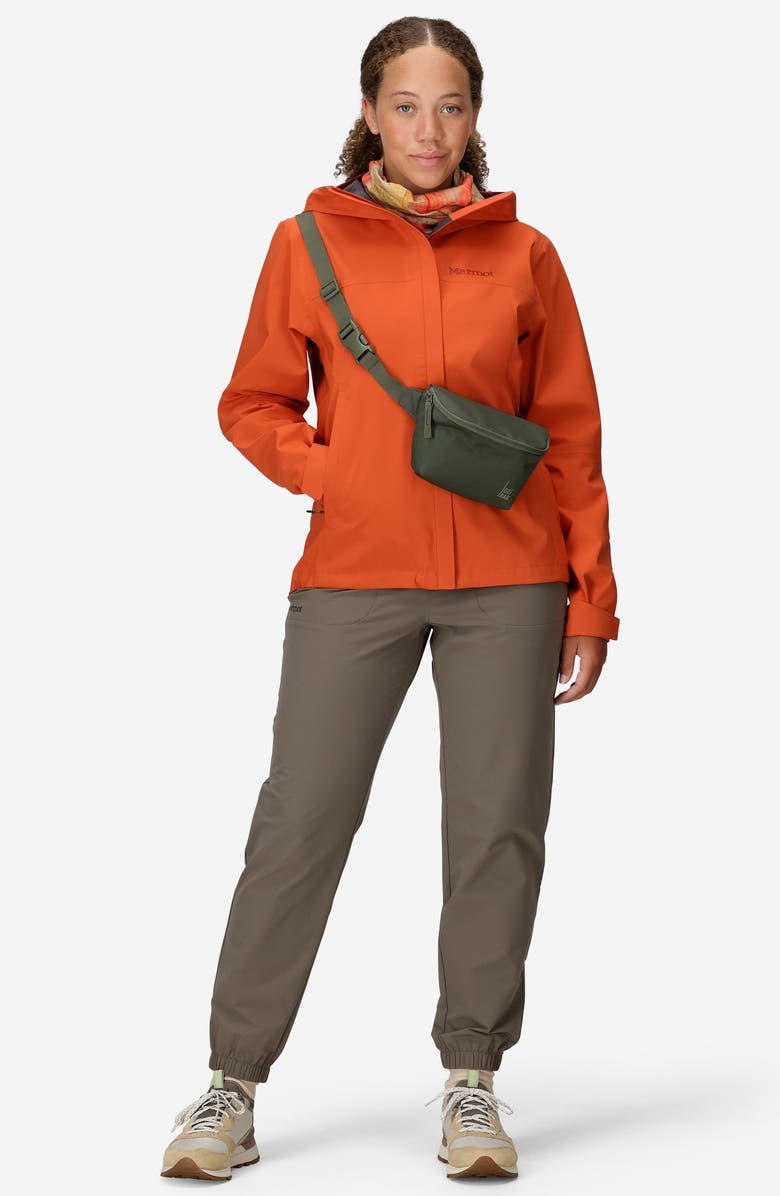 Marmot PreCip<sup>®</sup> Eco Pro Waterproof Hooded Jacket, Alternate, color, Ginger Blossom