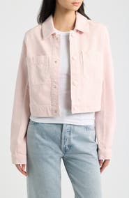 FRAME The Crop Denim Jacket
