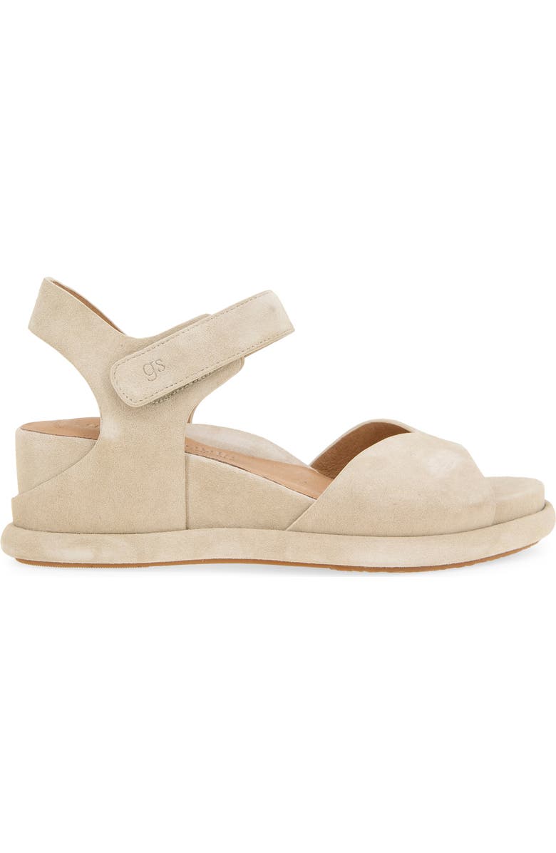 Gentle Souls Jalleen Wedge Sandal, Alternate, color, Taupe Suede