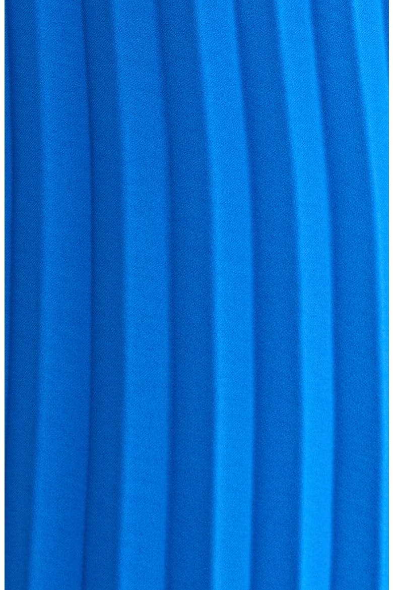 Wenden Pleated Sleeveless Dress, Alternate, color, COBALT