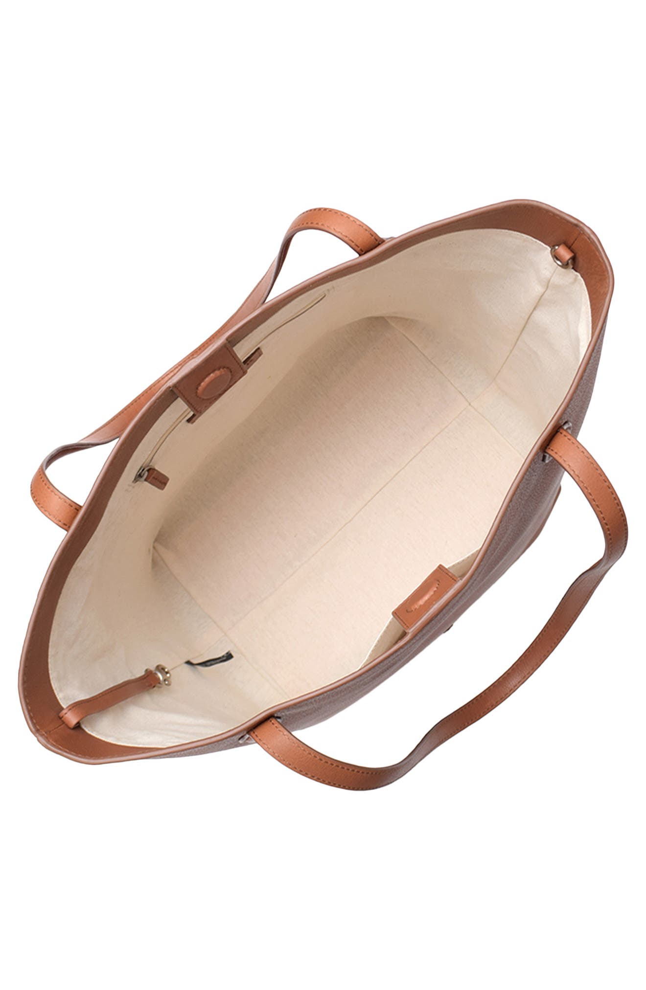 Asher Large Leather Tote, Alternate, color, CHESTNUT