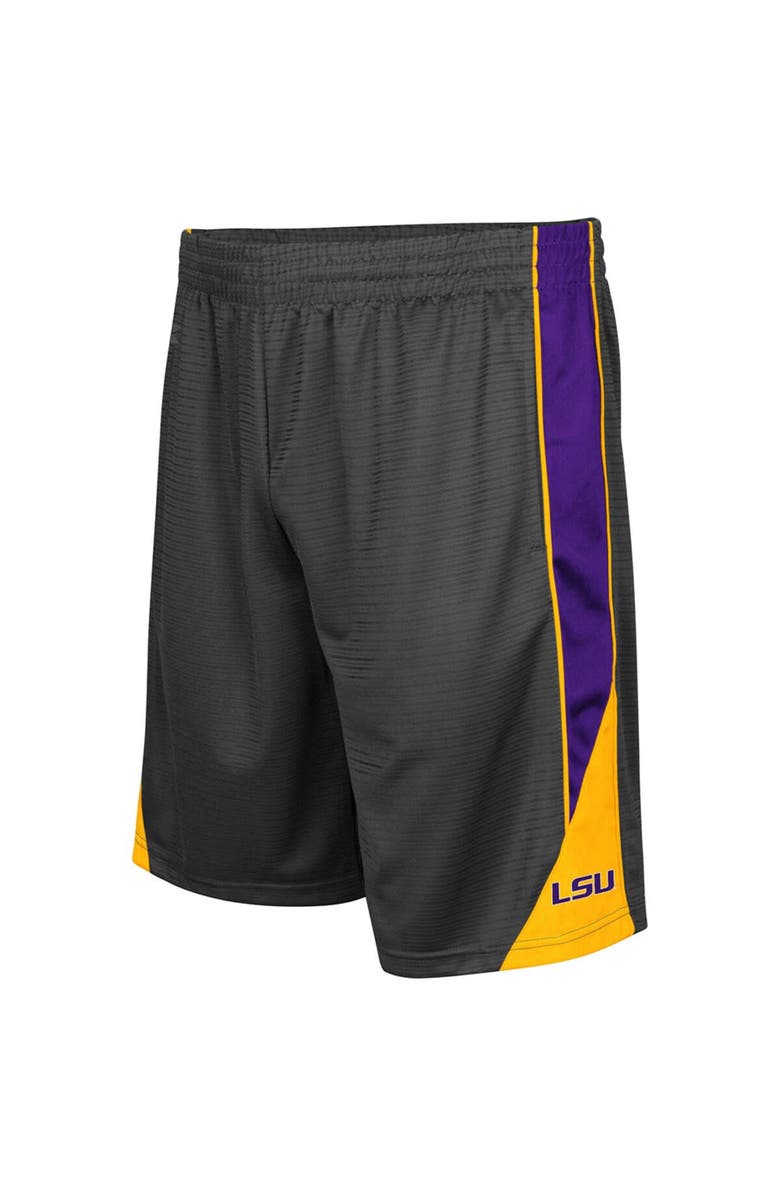 COLOSSEUM Men's Colosseum Charcoal LSU Tigers Turnover Shorts, Main, color, Charcoal