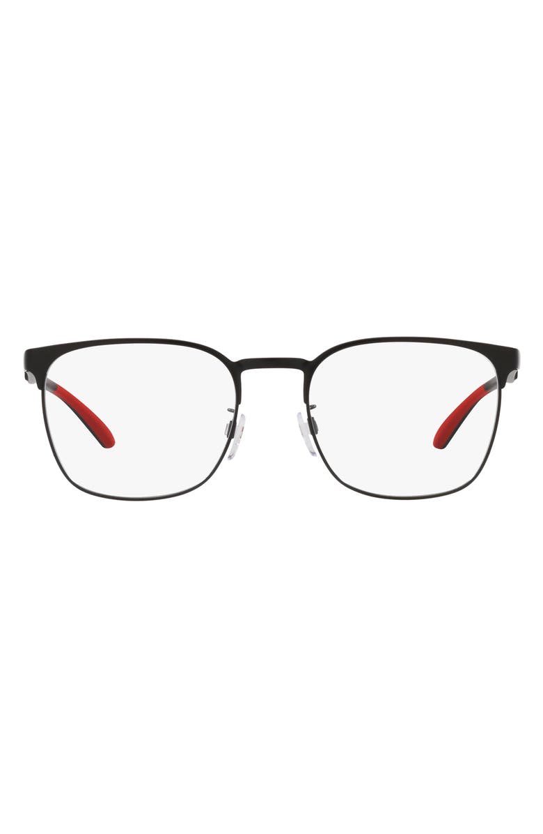 Emporio Armani 55mm Pillow Optical Glasses, Main, color, 