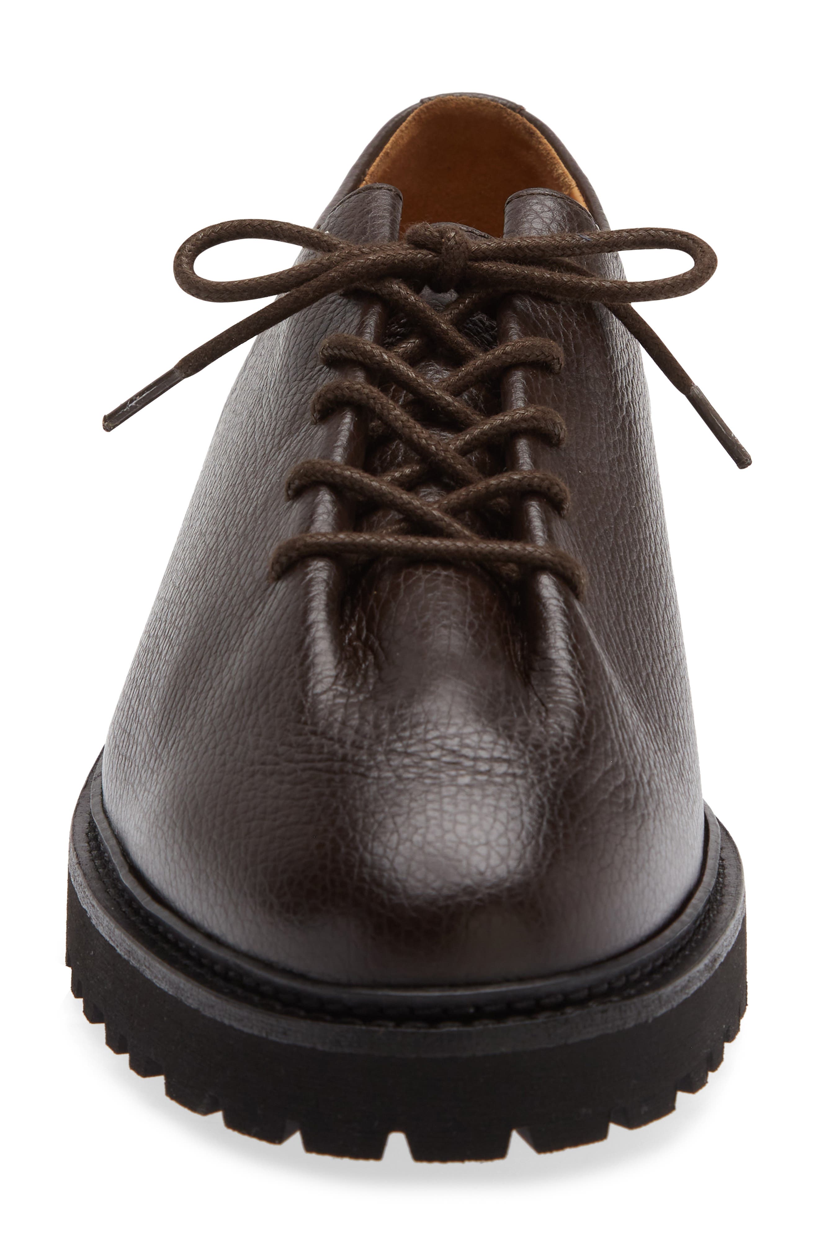 Edouard Lug Sole Wholecut Shoe, Alternate, color, EBANO