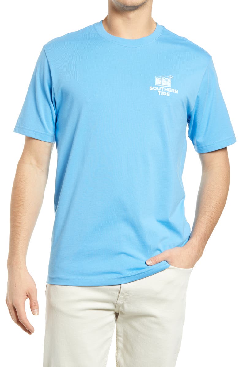 Southern Tide Skipjack Happy Hour Graphic Tee, Main, color, 