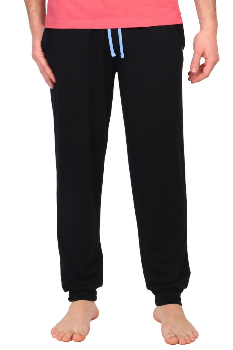French Terry Lounge Joggers, Main, color, BLACK