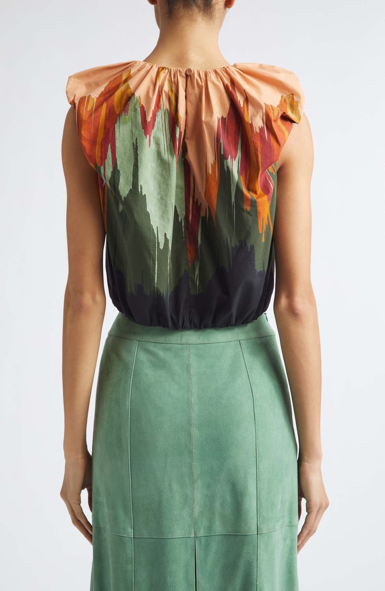 Ulla Johnson Gracie Cotton Crop Top, Alternate, color, Agate