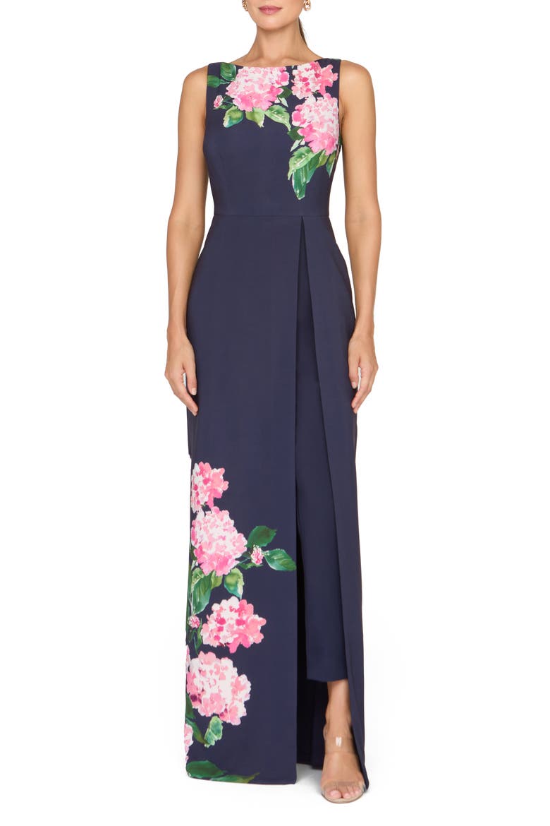 Elani Floral Walk-Thru Jumpsuit, Main, color, MIDNIGHT BERRY