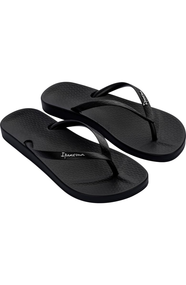 Ipanema Ana Colors Flip Flop, Alternate, color, Black/Black