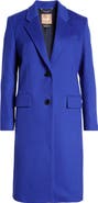 BOSS Catara Virgin Wool & Cashmere Longline Coat