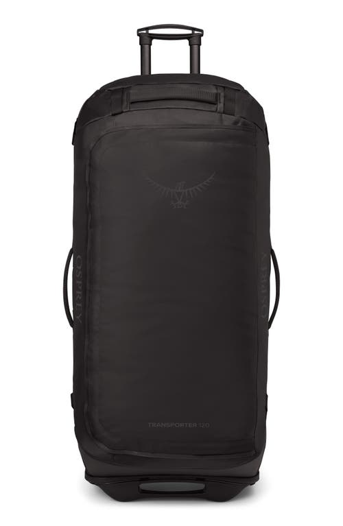 Osprey Transporter 120-liter Duffle Wheeled Luggage In Raven Black/black