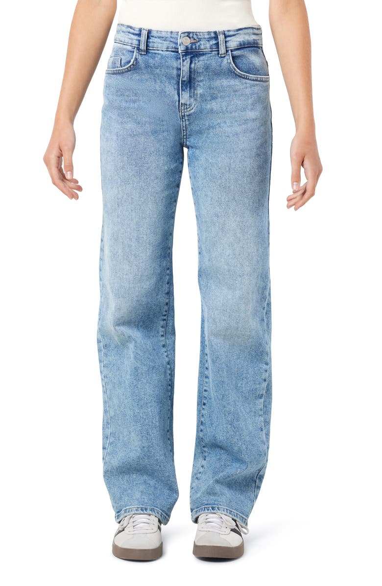 Noisy may Yolanda Wide Leg Jeans, Main, color, 