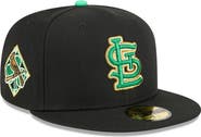 New Era Men's New Era  Black St. Louis Cardinals 2026 St. Patrick's Day 59FIFTY Fitted Hat