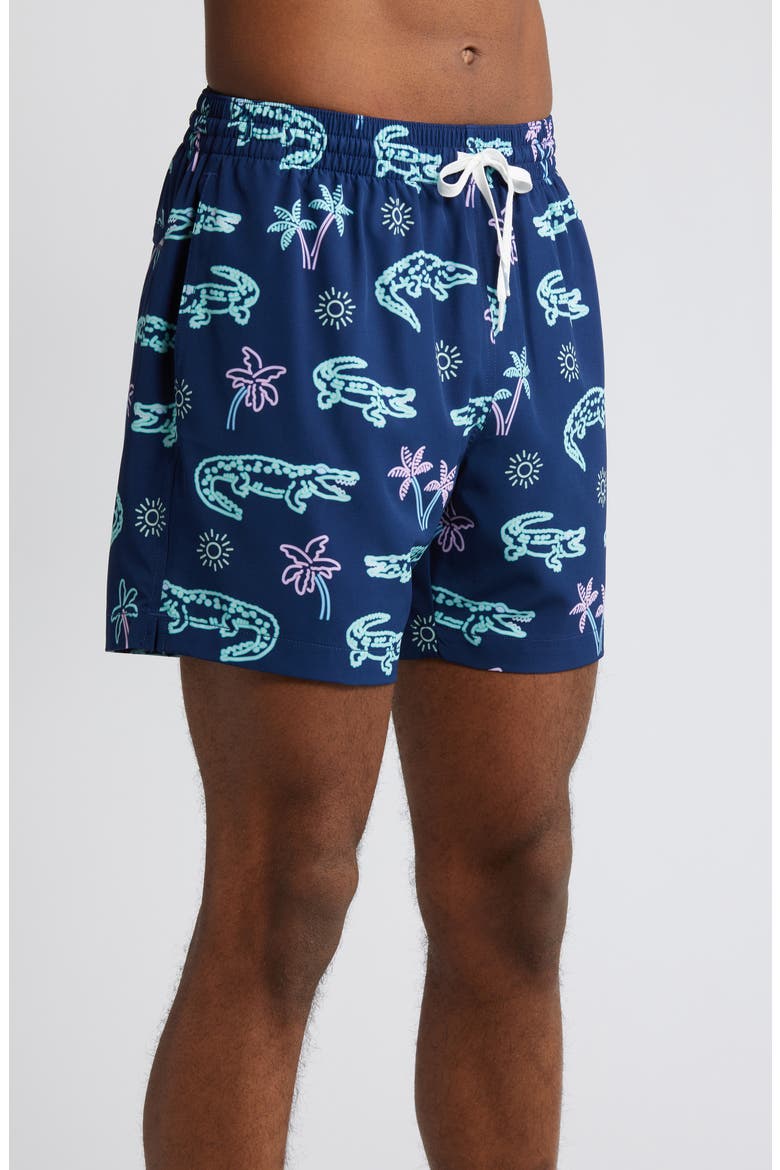Classic Lined 5.5-Inch Swim Trunks, Alternate, color, THE NEON GLADES
