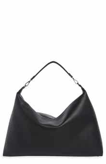Faux Leather Hobo Bag